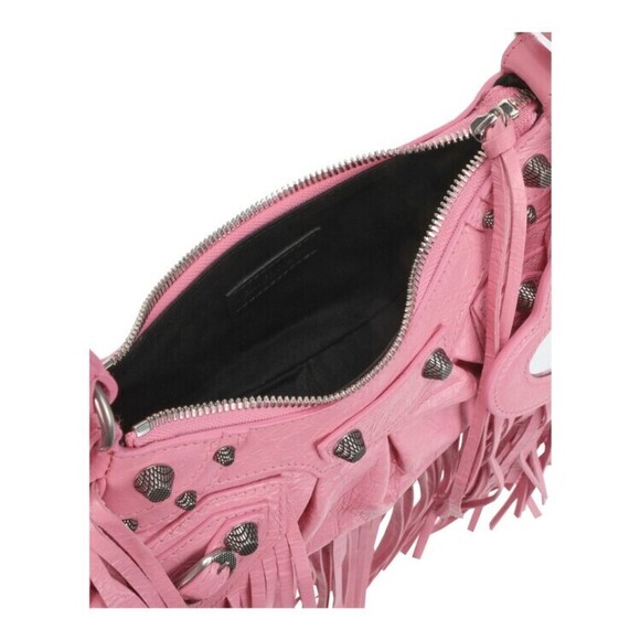 Balenciaga Fringe-Detail Lambskin Leather Shoulder Bag - NWT - Picture 6 of 6